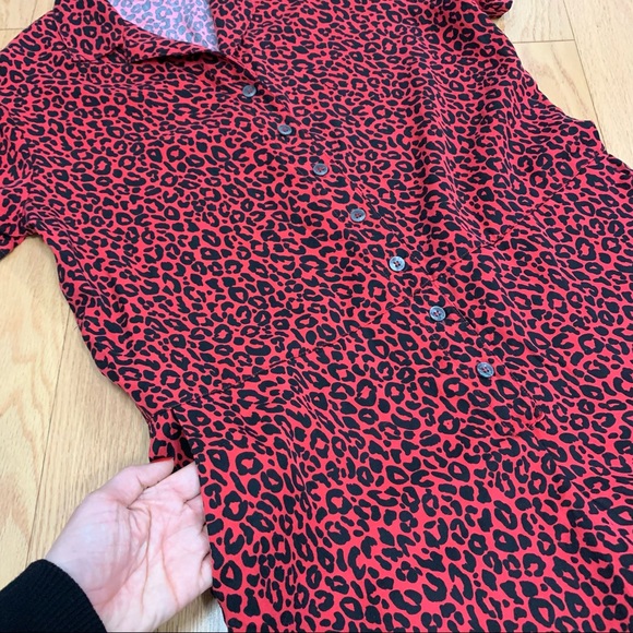 Smash + Tess Roxy Leopard Romper - Picture 7 of 13